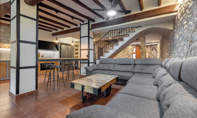 Alforja Maison | Maison de campagne 'Ca L'Arcadi - Alforja' avec vue montagne, piscine privée et Wi-Fi