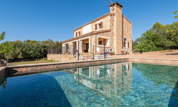 Majorca Villa | Maison de campagne "Ca Na Capellana" avec vue sur les montagnes, piscine privée et Wi-Fi