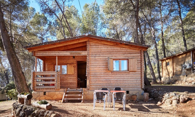 Hornos Maison | Maison de campagne 'Cabaña 1' avec vue sur les montagnes, piscine partagée et climatisation