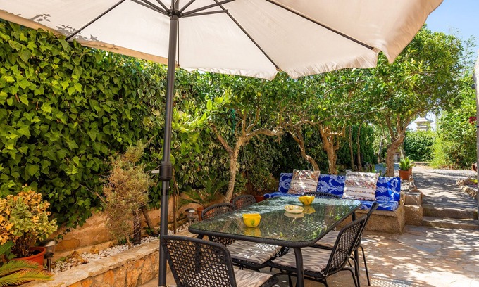 Es Llombards Villa | Maison de campagne 'Can Hostalet' avec terrasse privée, Wi-Fi et climatisation