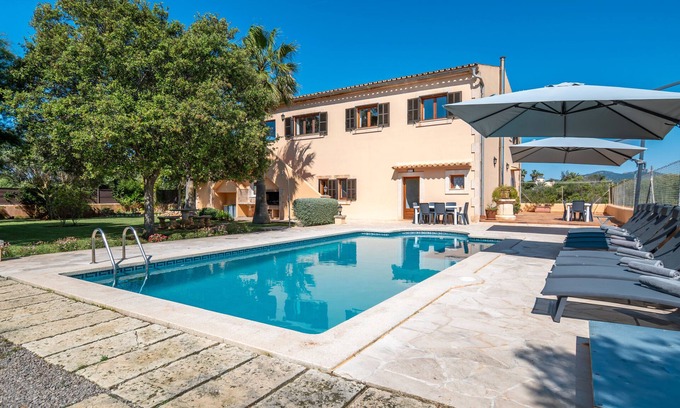 Felanitx Villa | Maison de campagne 'Can Jeroni Petit' avec vue sur la mer, piscine privée et Wi-Fi