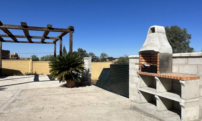 Guillena Maison | Maison de campagne "Casaruralsevilla La Cabaña De Petra" avec vue sur la montagne et climatisation