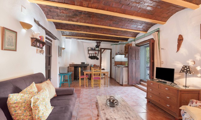 Jabugo Maison | Maison de campagne "La Rana Verde De Abajo" avec vue sur les montagnes, piscine privée et Wi-Fi