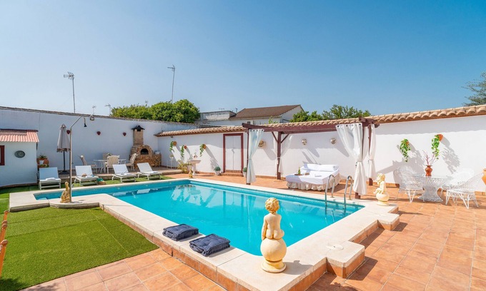 Penaflor Maison | Maison de campagne "Los Mellizos" avec piscine privée, Wi-Fi et climatisation