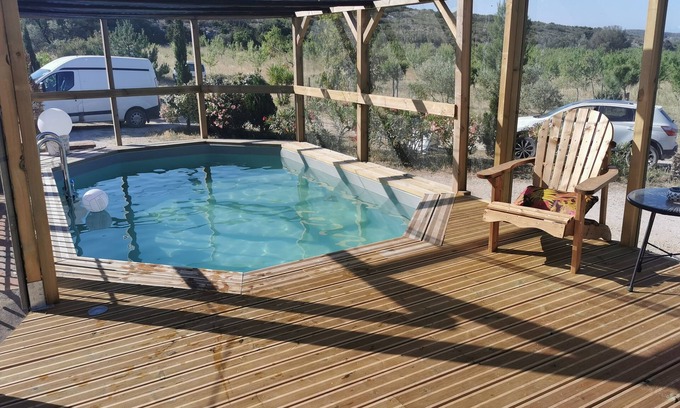 Opoul-Perillos Maison | Maison de campagne avec piscine, idéal pour les familles