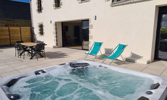 Tremaouezan Maison | Maison à la campagne avec jacuzzi