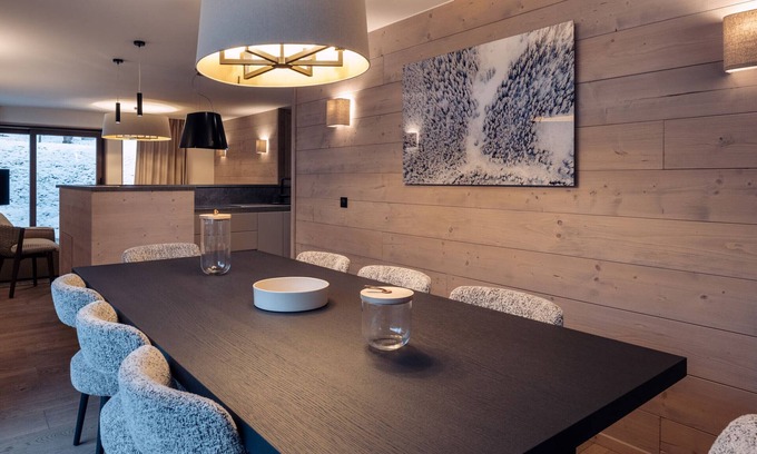 Le Praz Appartement | Courchevel Le Praz: New 3BR Apartment with Balcony, Close to Slopes, Sleeps 6