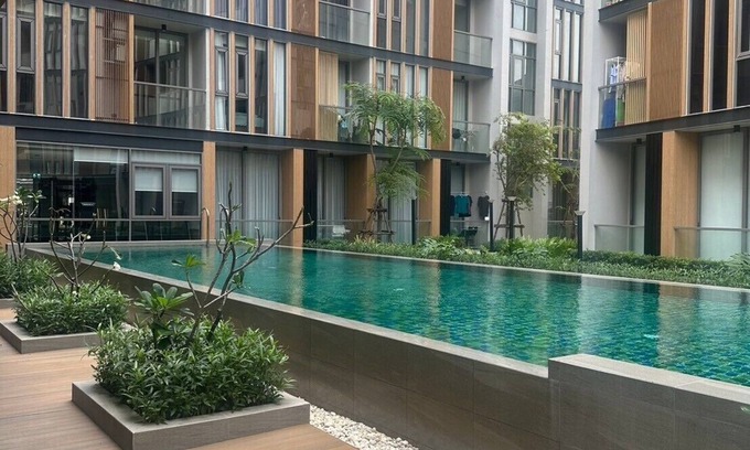 Phlabphla Copropriété | Cozy 1-bedroom condo with AC, WiFi in wonderful Town in Town