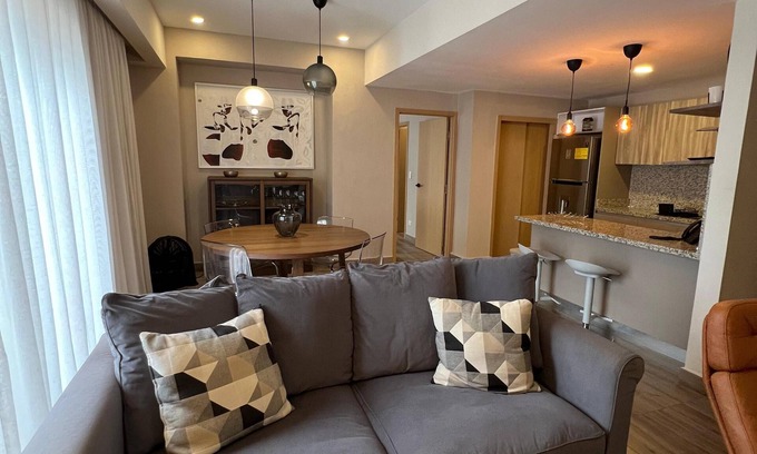 Yolanda Morales Appartement | Cozy 1-bedroom apartment in nice Piantini with fitness room, WiFi