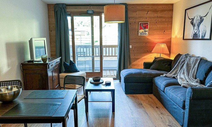 Valmorel Appartement | Appartement cosy 2 ch, 7 pers, pied de pistes, parking, wifi