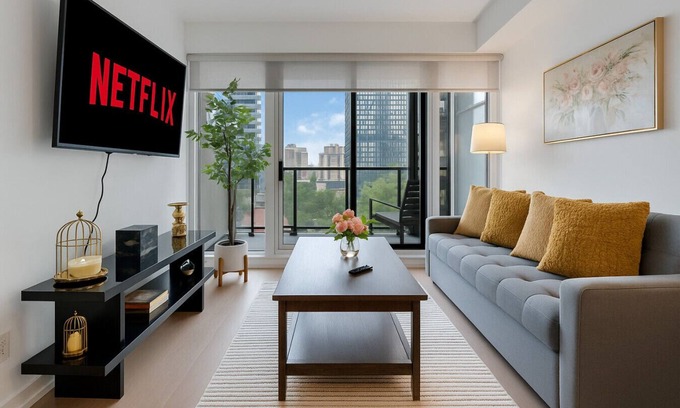 Downtown Toronto Hôtel | Cozy 2BR - 5 min to Eaton Centre - Dundas Sq