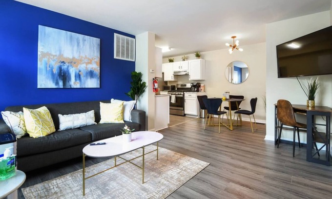 Newark Hôtel | Cozy 2BR Modern Free Parking ! 30 min to NYC !