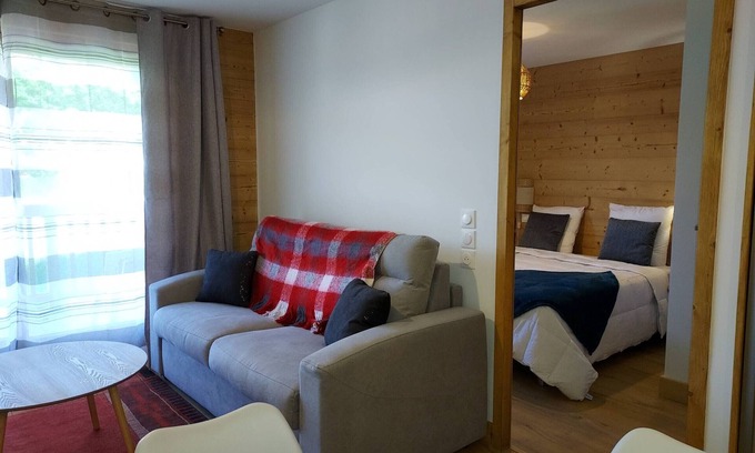 Valmorel Appartement | Appartement cosy 4* pied de pistes avec balcon et parking à Valmorel