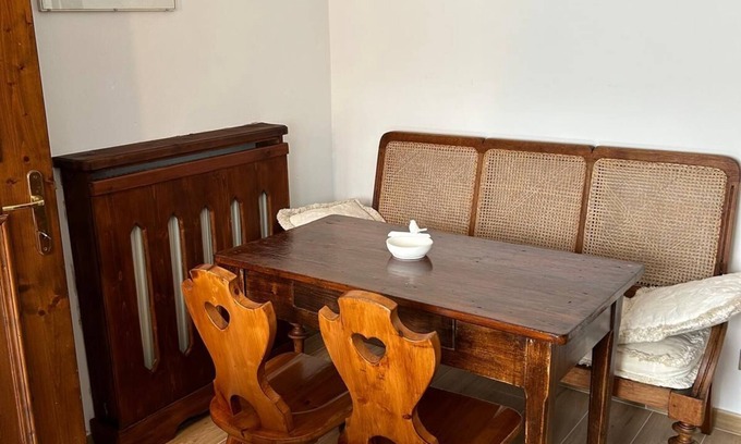 Pieve di Cadore Appartement | COZY APARTMENT ONE ROOM LIVING ROOM KITCHENETTE BATHROOM, DOLOMITES VIEW