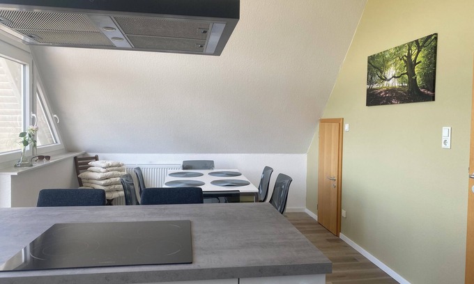 Lage Appartement | Cozy apartment to relax with infrared cabin near the Teutoburg Forest