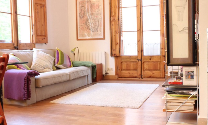 Sarria Appartement | Appartement confortable avec chambre double et terrasse