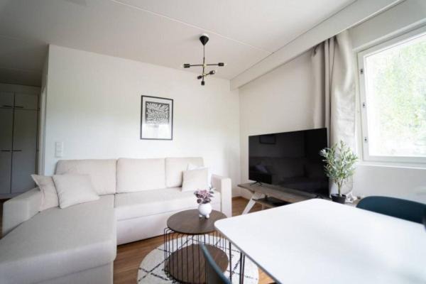 Lantinen District Appartement | Cozy apartment with sauna and balcony and parking