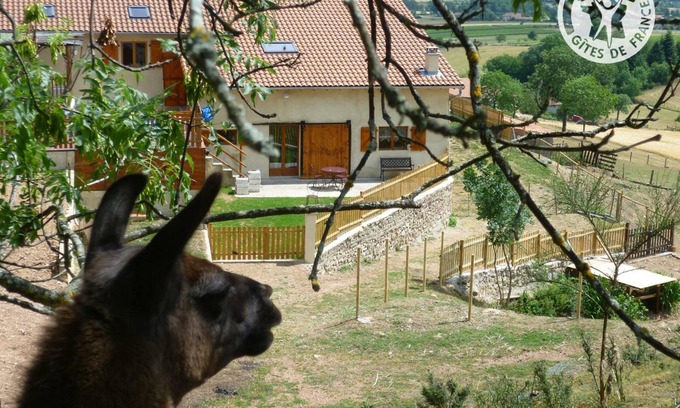 Saint-Andre-dʼApchon Appartement | Maison cosy avec spa, sauna et lamas à proximité de Roanne