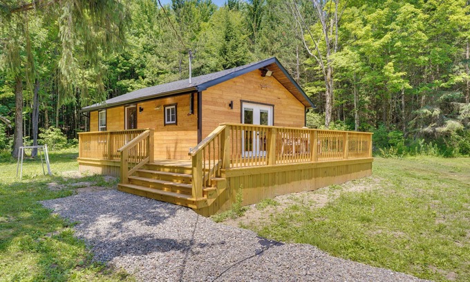 Ellicottville Cabine | Cozy Ellicottville Cabin w/Water Views - Near Ski