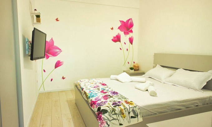 Tractorul Appartement | Cozy Flowers Studio Fast Wi-Fi and Washer-Dryer