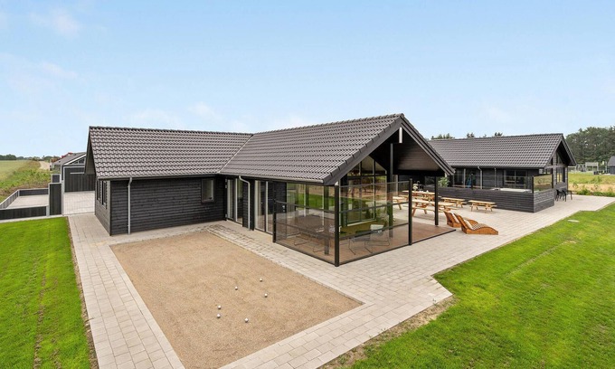 Lihme Maison | Belle maison à Spøttrup avec sauna