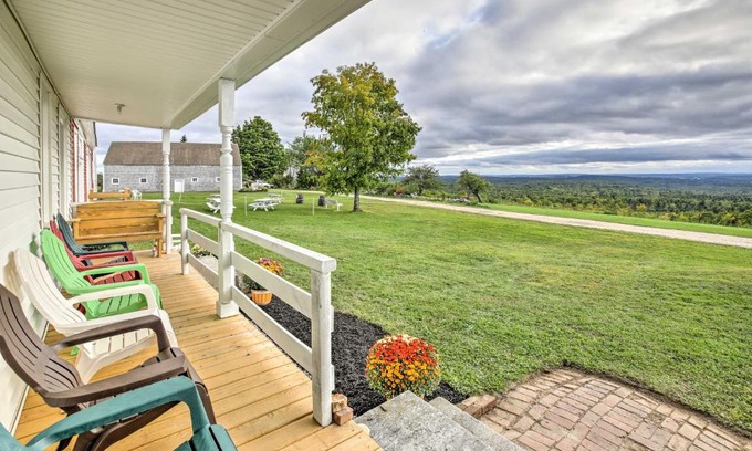 Greene Maison | Cozy Home with Vineyard, Working Farm and Fall Foliage