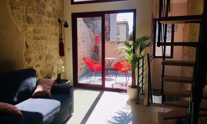 Villespassans Maison | Loft cosy niché au coeur du village