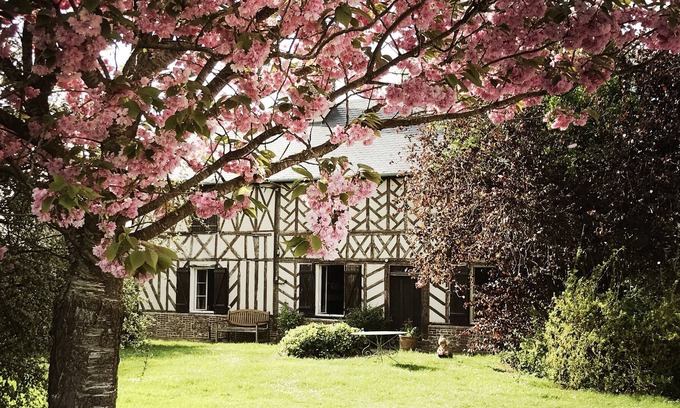 Capelle-les-Grands Maison | Cozy, quiet farmhouse, 1 ha park, orchard, castles, sea 50 km