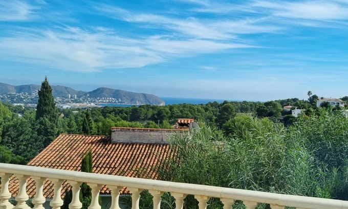 Pinar del Advocat Maison | Cozy semi-detached house in Moraira with sea views