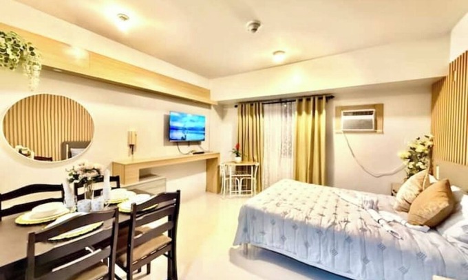 Cebu Appartement | Cozy studio with AC, WiFi, fitness room in wonderful Cebu City