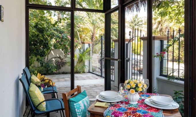 Puerto Morelos Appartement | Studio confortable avec tous les extras. Cuisine entièrement équipée, TV, wifi gratuit, piscine.