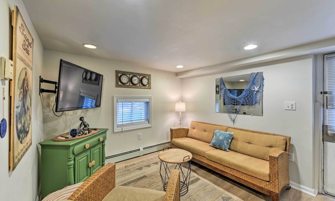 Ventnor City Copropriété | Cozy Ventnor Getaway: Walk to Public Beach!