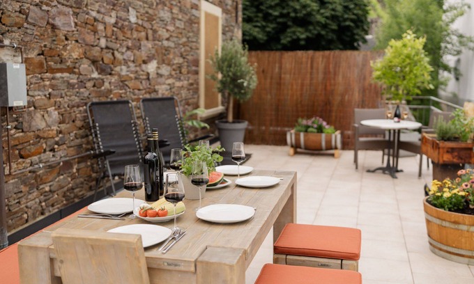 Ediger Appartement | Cozy winegrower's house with large terrace and view of the rooftops of Ediger