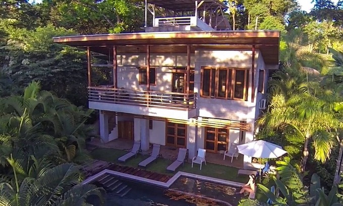 Mal Pais Maison | Casa Mirador-4 Bd avec / Piscine et vue sur l'océan