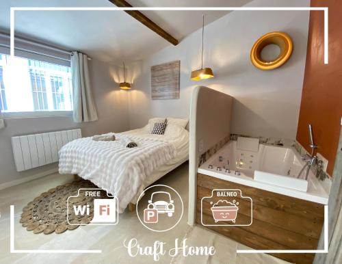 Saint-Etienne Appartement | CRAFT HOME - Studio - BALNEO - PARKING privé
