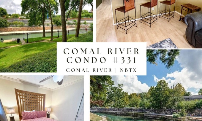New Braunfels Copropriété | CRC331*Direct Comal River Access*Walk to Downtown NBTX