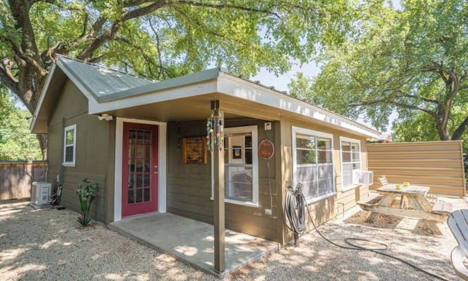 Waco Maison | Creatively colorful and cozy cabin and Airstream on the Brazos!
