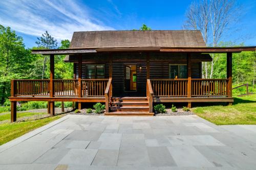 Mount Upton Maison | Creekside Cabin in Bainbridge with Wraparound Deck!