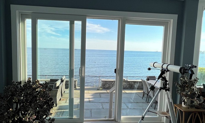 Pine Orchard Maison | CT Waterfront beach house! Family-sized with all the amenities.