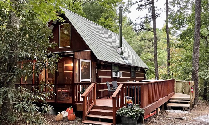 Tellico Plains Cabine | Nouvelle liste! Cupid’s Cove Cabin TN romantique Hideaway Mountain dans les bois