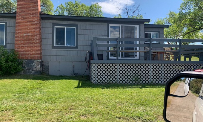 Big Arm Cabine | Cute lakefront cabin with private dock. Pet Friendly