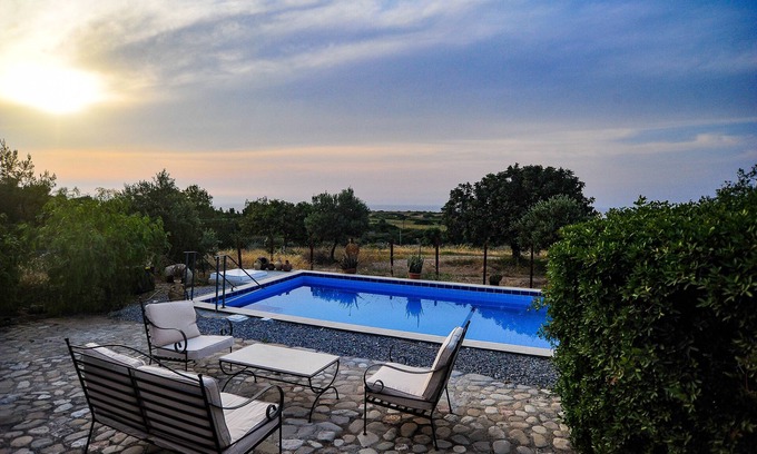 Kucukerenkoy Cabine | Cyprus Cabin Eco Retreat with Private Swimming Pool with uninterrupted sea views