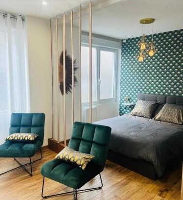 Jean Moulin - Marius Berliet Appartement | Détente, Spa et Parking privé