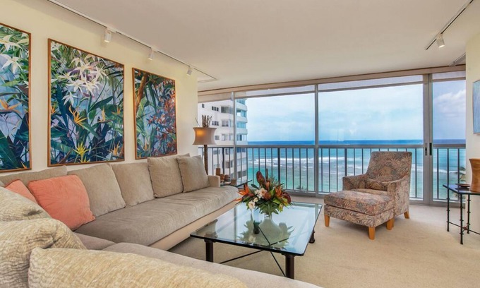Diamond Head - Kapahulu - St. Louis Copropriété | "DANN0'S HAWAII FIVE-0 CONDO" Vues panoramiques sur l'océan