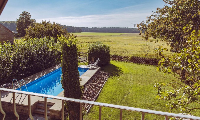 Wiesenburg/Mark Maison | Das Besondere Ferienhaus mit Pool im Hohen Fläming