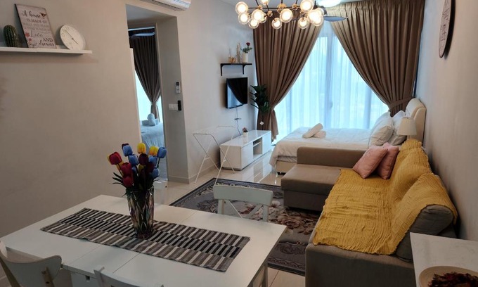 Taman Keramat Appartement | Datum Jelatek linked LRT and MALL with Netflix -Disney -WashDryer