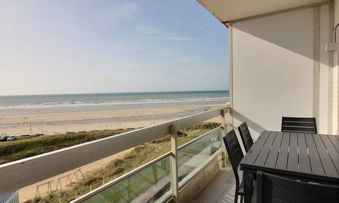 Hardelot-Plage Appartement | DAUPHINS D3 : Studio avec très belle vue mer, 3ème étage, pour 4 personnes max