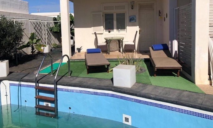 Playa del Cable Appartement | Dépendance dans Villa avec piscine / vélo électrique et petit déjeuner tout compris