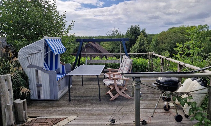 Klein Bollhagen Appartement | Appartement 'Ferienwohnung Kleine Auszeit' avec terrasse privée et jardin privé
