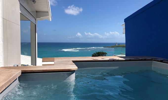 Perinet Appartement | DEEP BLUE Vue mer et piscine privée
